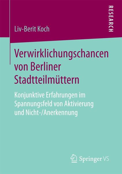 Produktbild: Verwirklichungschancen von Berliner Stadtteilm&uuml;ttern