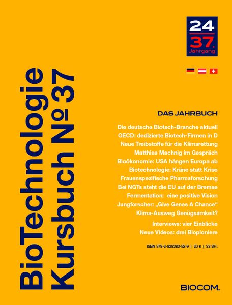 Produktbild: BioTechnologie Kursbuch Nr. 37