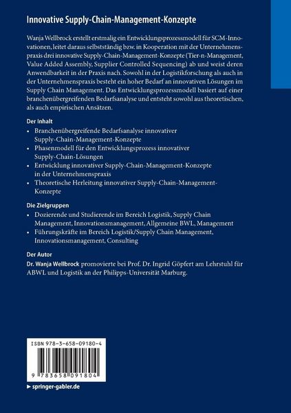 Produktbild: Innovative Supply-Chain-Management-Konzepte