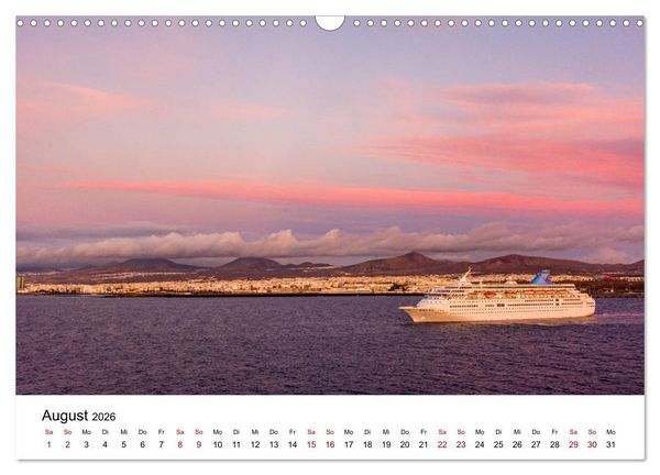 Produktbild: Lanzarote - Die Farben der Natur (Wandkalender 2026 DIN A3 quer), CALVENDO Monatskalender