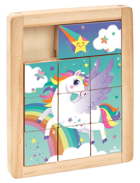 Produktbild: Kleine Schiebepuzzle aus Holz
