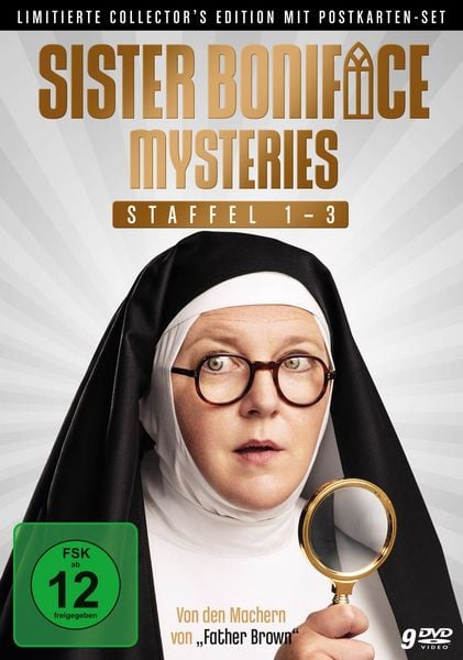 Produktbild: Sister Boniface - Die kompletten Staffeln 1-3 LTD. - Limitierte Collector's Edition mit Postkarten-Set [9 DVDs]
