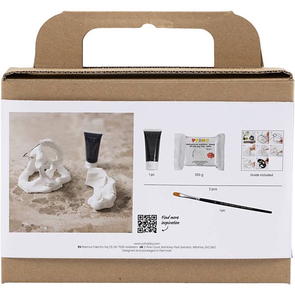 Produktbild: Creativ Company DIY Sets Modellieren Mini Kreativ Set Modellieren, Schwarz, Objekte formen, Kreativ Box