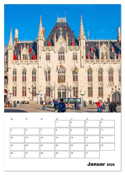 Produktbild: Br&uuml;gge - Reiseplaner (Tischkalender 2026 DIN A5 hoch), CALVENDO Monatskalender