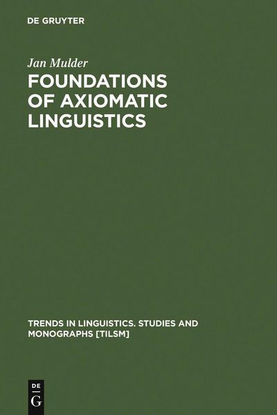 Produktbild: Foundations of Axiomatic Linguistics