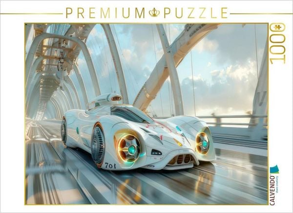 Produktbild: CALVENDO Puzzle Futuristische Flitzer | 1000 Teile Lege-Gr&ouml;&szlig;e 64x48cm Foto-Puzzle f&uuml;r gl&uuml;ckliche Stunden
