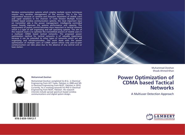Produktbild: Power Optimization of CDMA based Tactical Networks