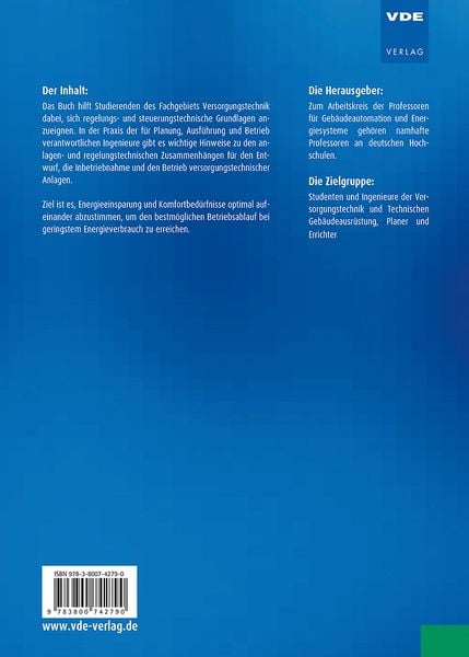 Produktbild: Regelungs- und Steuerungstechnik in der Versorgungstechnik