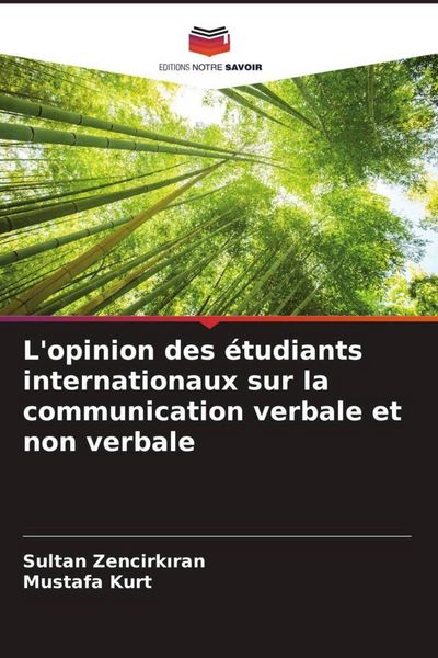 Produktbild: L'opinion des &eacute;tudiants internationaux sur la communication verbale et non verbale
