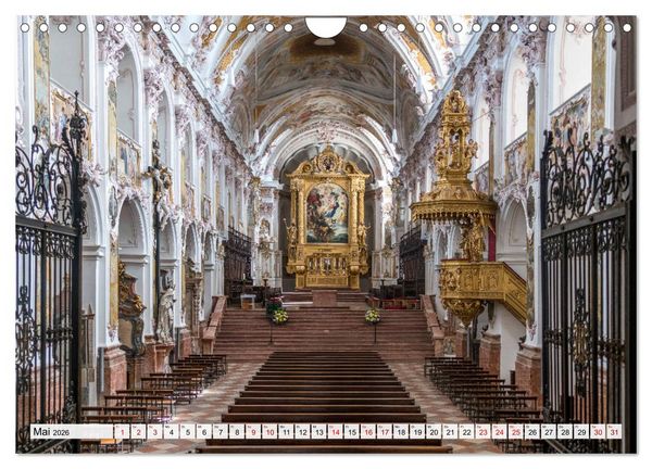 Produktbild: Bayerns Kirchen (Wandkalender 2026 DIN A4 quer), CALVENDO Monatskalender