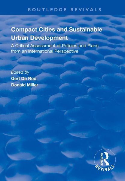 Produktbild: Compact Cities and Sustainable Urban Development