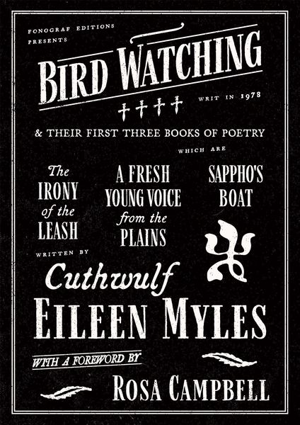 Produktbild: Bird Watching and Their First Three Books of Poetry