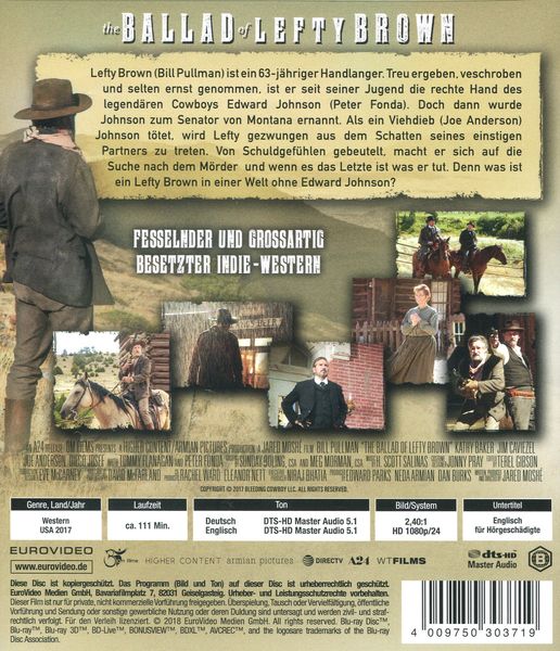 Produktbild: The Ballad of Lefty Brown - He never wanted to be a hero