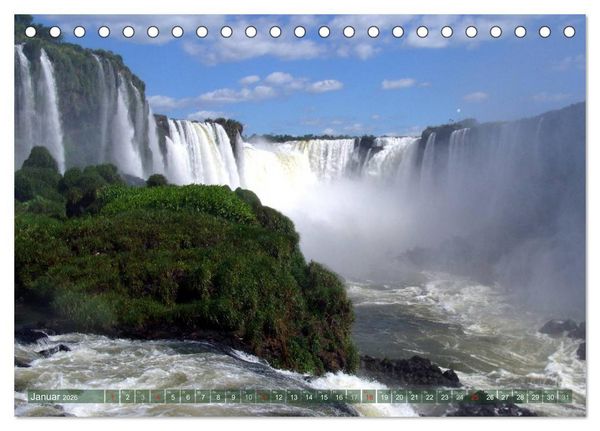 Produktbild: Mein S&uuml;damerika, mein Iguazu (Tischkalender 2026 DIN A5 quer), CALVENDO Monatskalender