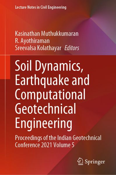 Produktbild: Soil Dynamics, Earthquake and Computational Geotechnical Engineering