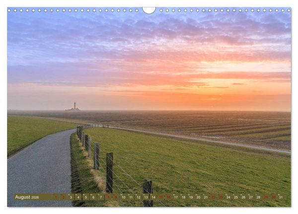 Produktbild: Einmaliges Westerhever (Wandkalender 2026 DIN A3 quer), CALVENDO Monatskalender