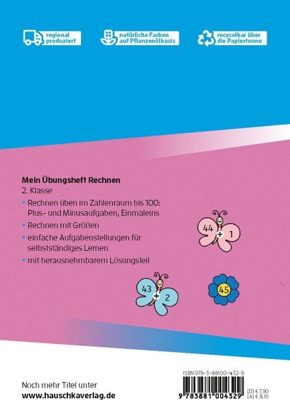 Produktbild: Mein &Uuml;bungsheft Rechnen 2. Klasse