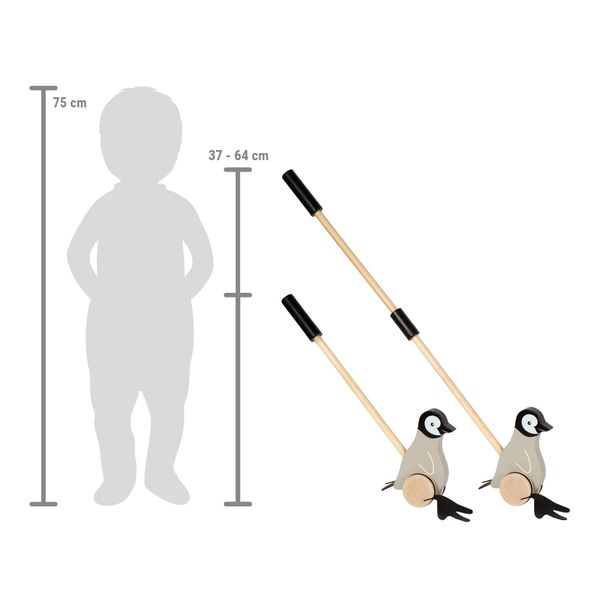 Produktbild: Small Foot 12494 - Schiebetier Pinguin