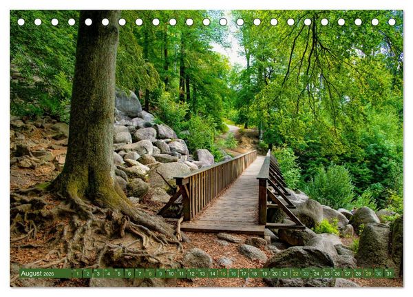 Produktbild: Das Felsenmeer - Natur pur im Odenwald (Tischkalender 2026 DIN A5 quer), CALVENDO Monatskalender