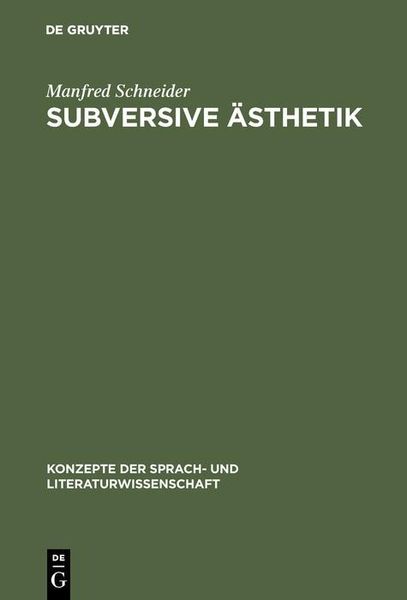 Produktbild: Subversive &Auml;sthetik