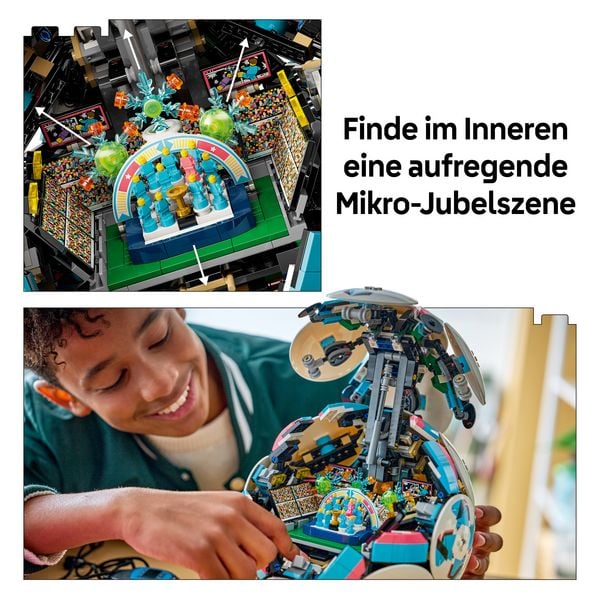 Produktbild: LEGO Editions Fu&szlig;ball Modellbau mit Spielzeug Fu&szlig;ball 43019
