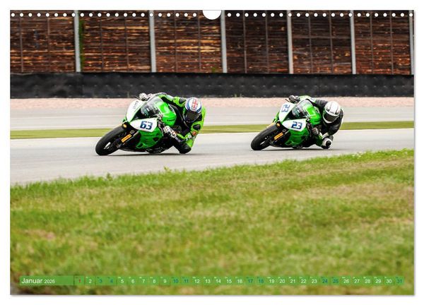 Produktbild: Motorrad Rennsport (Wandkalender 2026 DIN A3 quer), CALVENDO Monatskalender