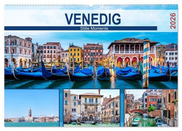 Produktbild: Venedig - Stille Momente (Wandkalender 2026 DIN A2 quer), CALVENDO Monatskalender