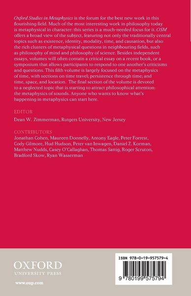 Produktbild: Oxford Studies in Metaphysics