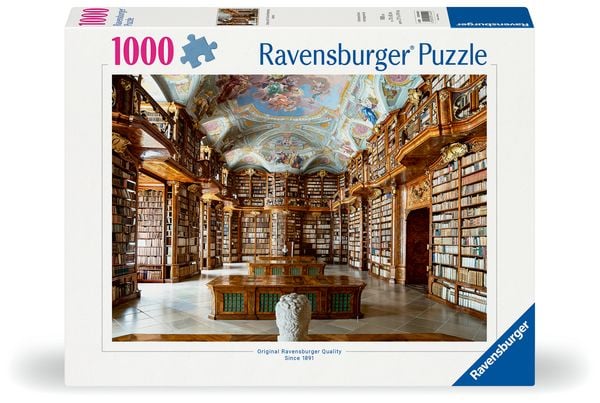 Produktbild: Erwachsenenpuzzle 1000 Teile - Bibliothek in St. Florian Monastery, &Ouml;sterreich