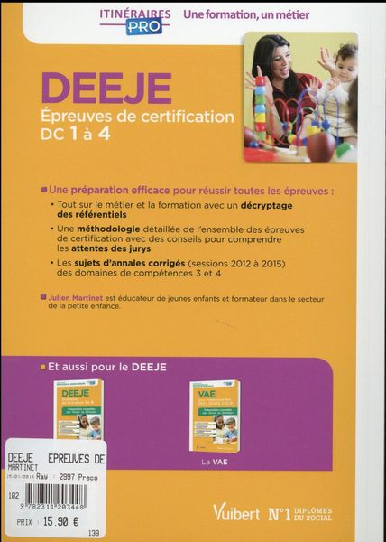 Produktbild: Deeje epreuves certification dc 1 4