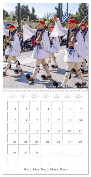 Produktbild: Europe - Greece (Wall Calendar 2027 12 &times; 12 Inch) CALVENDO 12 Month Wall Calendar