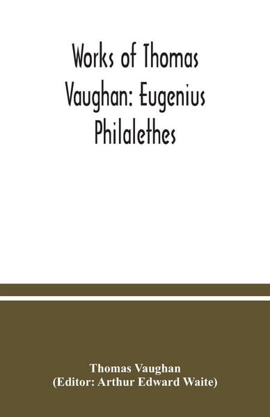 Produktbild: Works of Thomas Vaughan