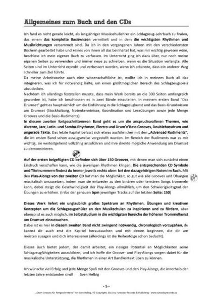 Produktbild: Drum-Grooves f&uuml;r Fortgeschrittene, m. 2 Audio-CDs