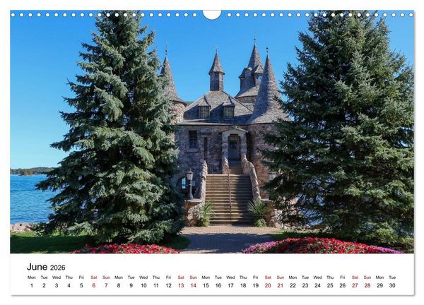 Produktbild: Boldt Castle Cruise Thousand Islands (Wall Calendar 2026 DIN A3 landscape), CALVENDO 12 Month Wall Calendar