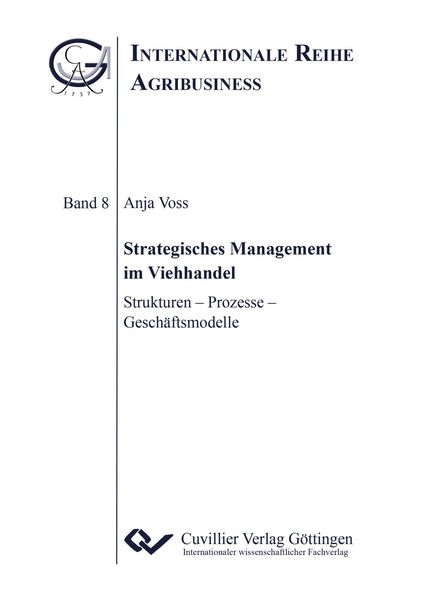 Produktbild: Strategisches Management im Viehhandel. Strukturen - Prozesse - Gesch&auml;ftsmodelle