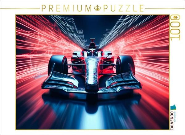 CALVENDO Puzzle Ein Motiv aus dem Kalender Formel E Phantasien | 1000 Teile Lege-Größe 64x48cm Foto-Puzzle für glückliche Stunden