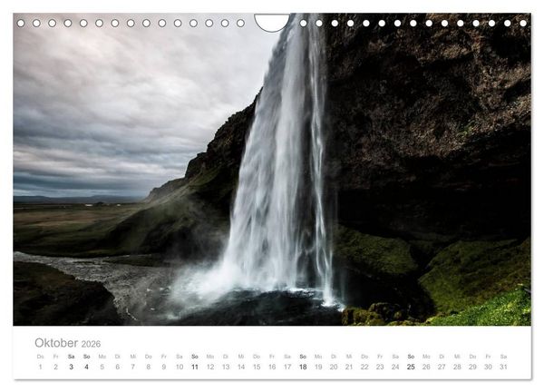 Produktbild: Island - Iceland Impressionen (Wandkalender 2026 DIN A4 quer), CALVENDO Monatskalender
