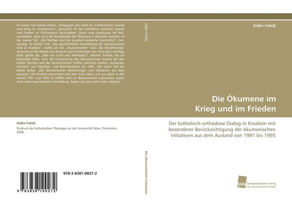Produktbild: Die &Ouml;kumene im Krieg und im Frieden