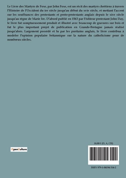 Produktbild: The Book of Martyrs