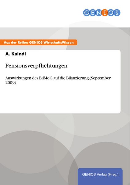 Produktbild: Pensionsverpflichtungen