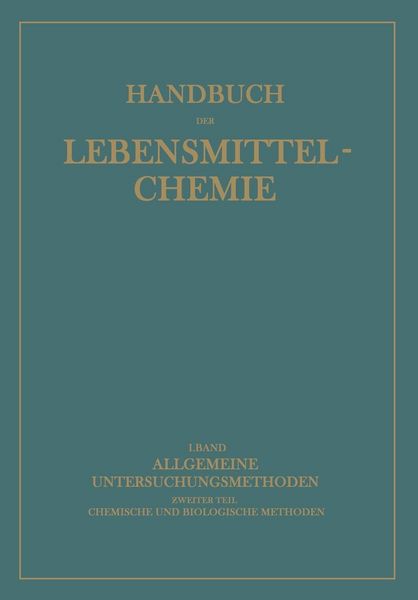Produktbild: Allgemeine Untersuchungsmethoden