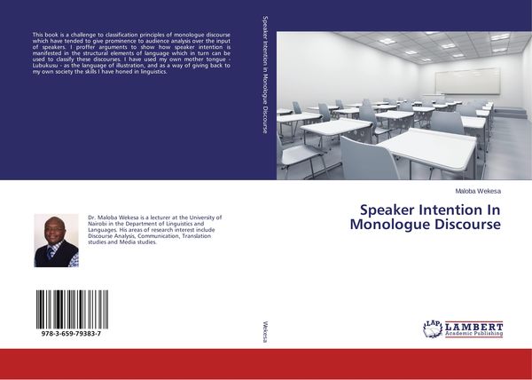 Produktbild: Speaker Intention In Monologue Discourse