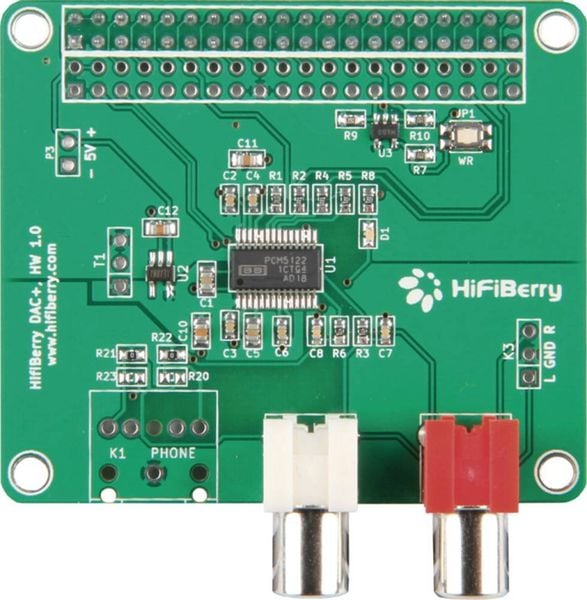 HiFiBerry RB-Hifiberry2 Raspberry Pi® B+ Erweiterungs-Platine