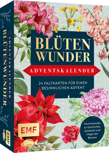 Produktbild: Adventskalender-Kartenset: Bl&uuml;tenwunder