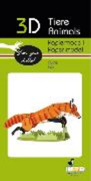 3D Papiermodell. Fuchs