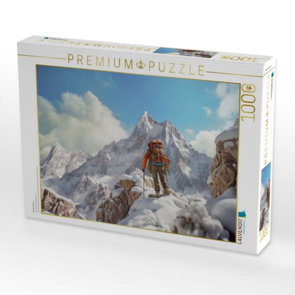 Produktbild: CALVENDO Puzzle Bergsteigen | 1000 Teile Lege-Gr&ouml;&szlig;e 64x48cm Foto-Puzzle f&uuml;r gl&uuml;ckliche Stunden