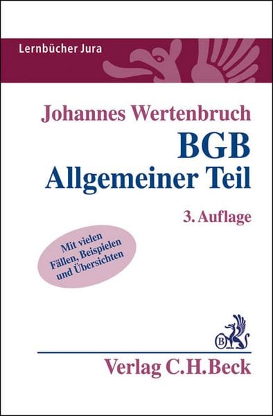 Produktbild: BGB Allgemeiner Teil