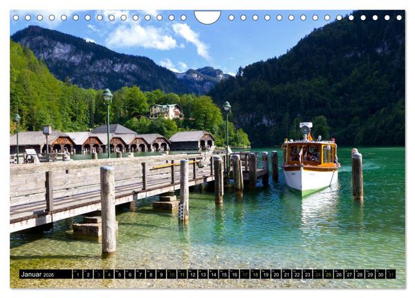 Produktbild: St. Bartholom&auml; und der K&ouml;nigssee (Wandkalender 2026 DIN A4 quer), CALVENDO Monatskalender