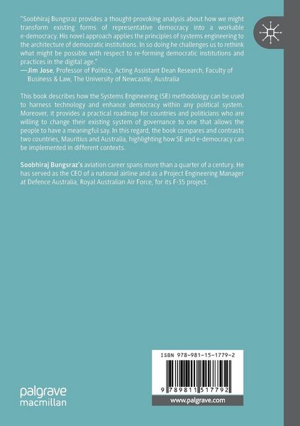Produktbild: Operationalising e-Democracy through a System Engineering Approach in Mauritius and Australia