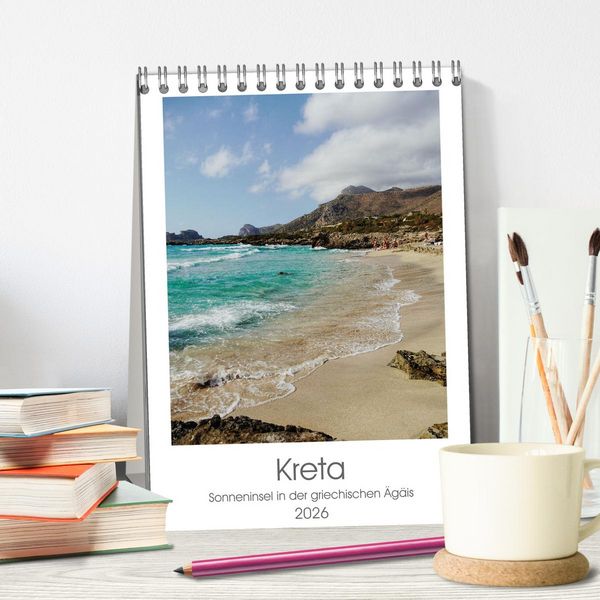 Produktbild: Kreta (Tischkalender 2026 DIN A5 hoch), CALVENDO Monatskalender